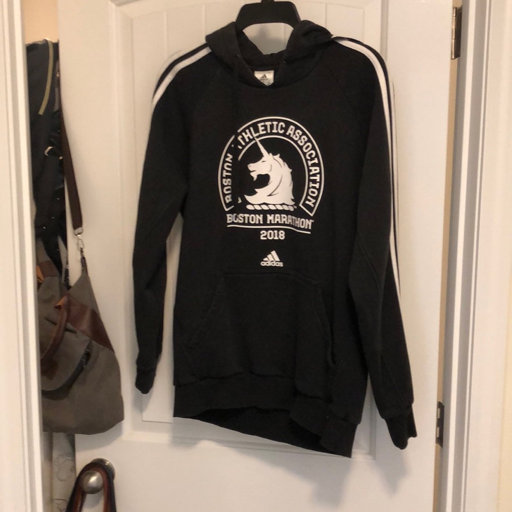 2018 Boston Marathon Adidas Hoodie Size Adult Medium